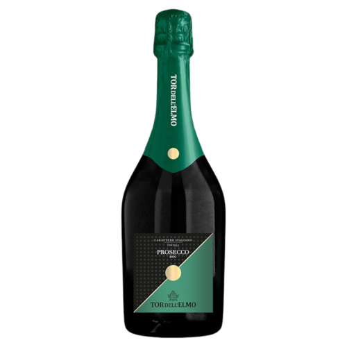 TOR DELL'ELLMO Prosecco Spumante Brut, wino białe musujące, Włochy