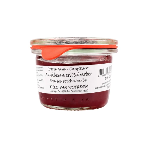 Konfitura truskawkowo - rabarbarowa 80g