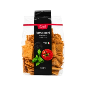 Włoskie Fornaccini z pomidorami i bazylią 150gr - Deli Di Paolo