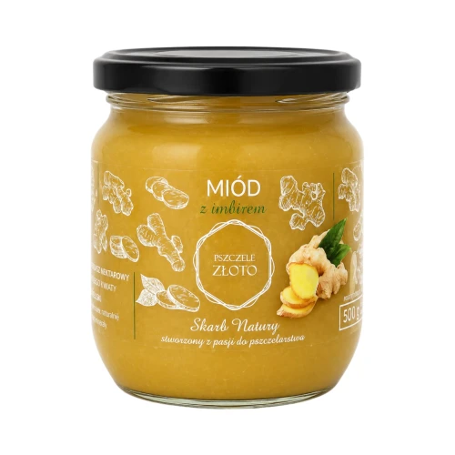 Miód z imbirem - 500g