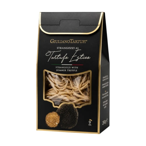 Makaron Strangozzi z czarną letnią truflą - 250g