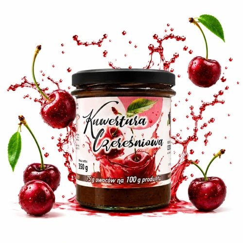Kuwertura - konfitura czereśniowa 350g
