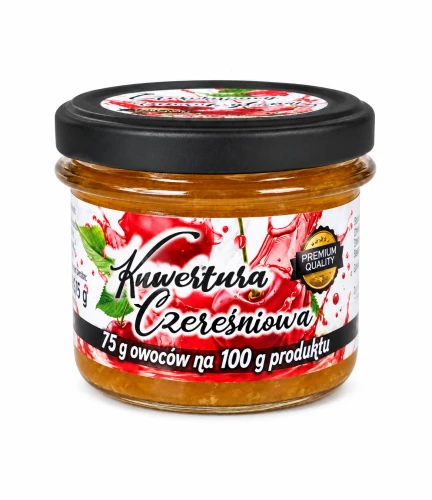 Kuwertura - konfitura z białych czereśni 235g
