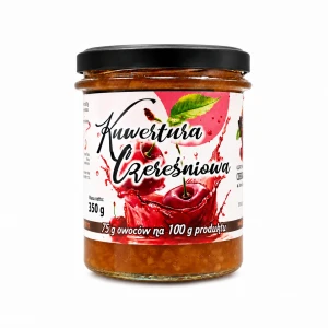 Kuwertura - konfitura z białych czereśni 350g