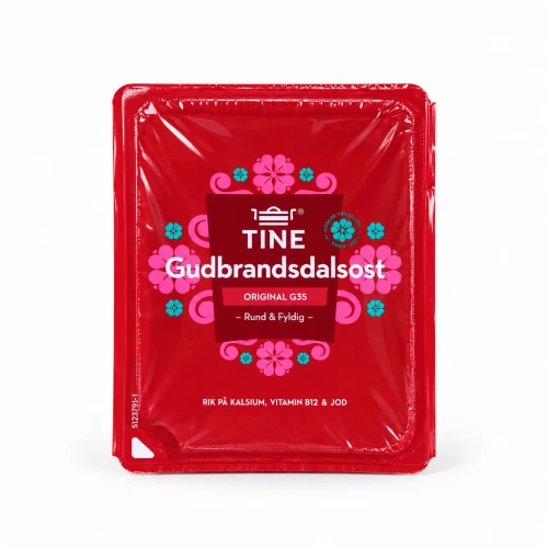 Ser Norweski Gudbrandsdalsost w plastrach 130g