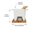 Zestaw BOSKA Tapas Fondue Bianco L - 600ml