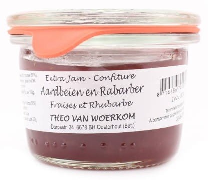 Konfitura truskawkowo - rabarbarowa 80g