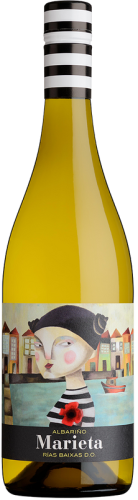 Marieta Albariño, Rias Baixas, wino białe, pólwytrawne, Hiszpania